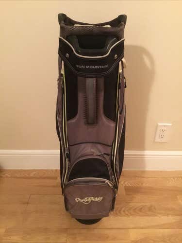 Sun Mountain Cart Golf Bag W/ 14-way Dividers & Rain Cover