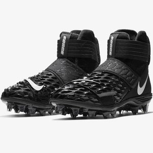 New Men's Size 10 Molded Football Cleats Nike Force Savage Elite 2 Black AH3999-001
