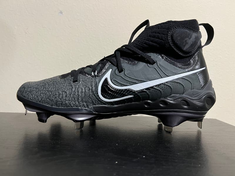 Nike Alpha Huarache NXT Black Metal Baseball Cleats Zoom Air  display picture 1