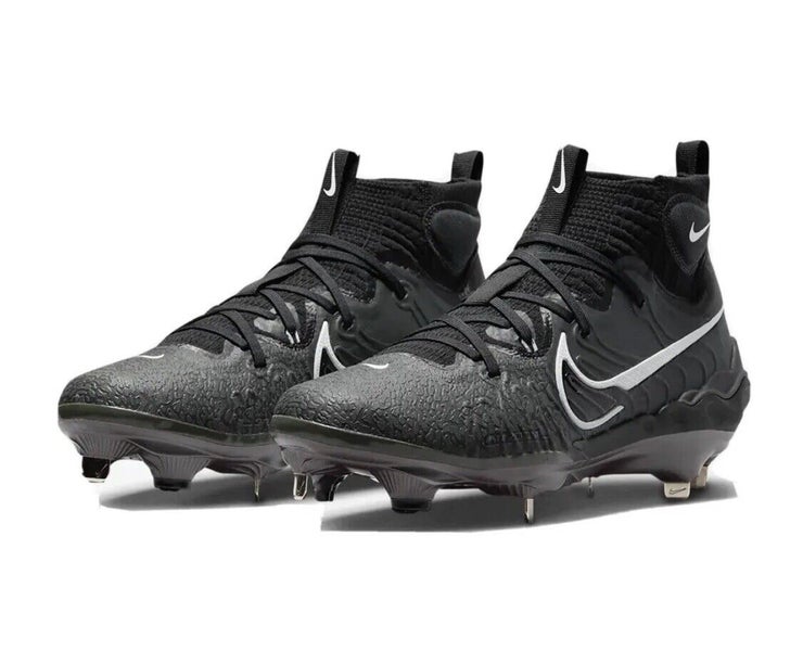 new men's 8.5 Nike Alpha Huarache NXT Mid Baseball Cleats DJ6517-010 BSBL