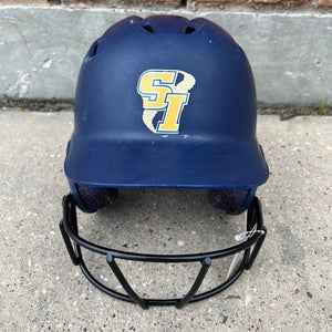 D3-1 Used Blue 6 1/2” And Below DeMarini Softball Batting Helmet OA4