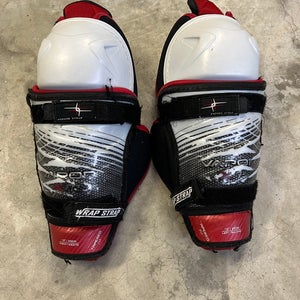 Used Bauer Vapor X 7.0 Hockey Shin Pads Junior (10") A R3 S3 L2