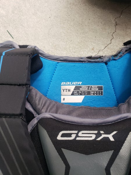 Used Small Bauer GSX Goalie Chest Protector
