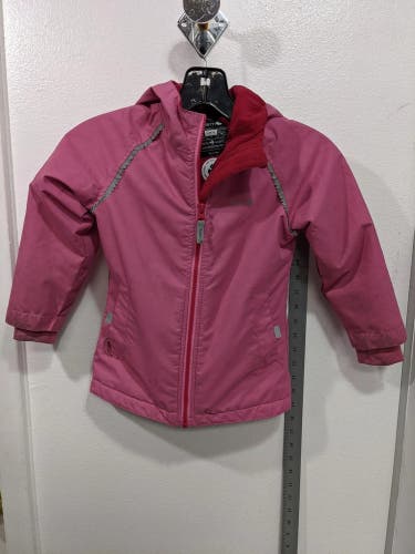 Therm Youth Hooded Jacket Size 4 Youth XS Pink Used