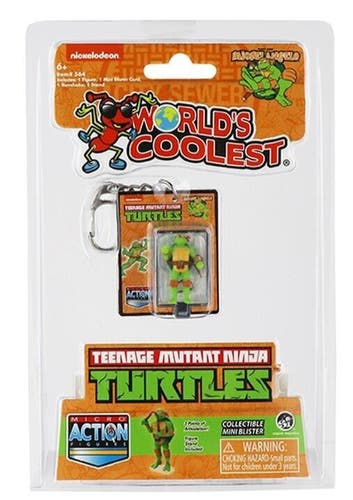 MICHELANGELO - World's Coolest Teenage Mutant Ninja Turtles Micro Figures