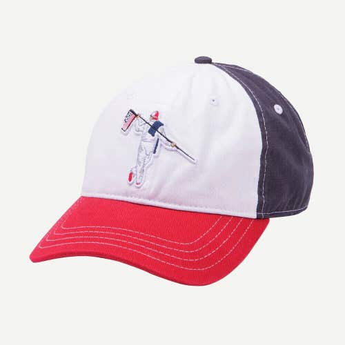 ANDERSON ORD Street Adjustable Golf Hat NEW Men's USA Red White Blue