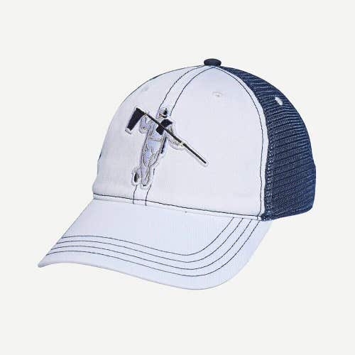 ANDERSON ORD Street Trucker Adjustable Golf Hat NEW Men's White Navy