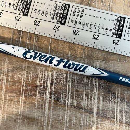 Project X Evenflow Blue 65 gram Stiff Golf Shaft Used .335 tip 43” Pure grip