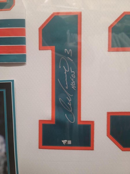 Dan Marino Autographed & Framed Teal Dolphins Jersey Auto Fanatics COA