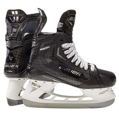 Senior New Bauer Supreme Mach Hockey Skates Size 8.5 Fit 2