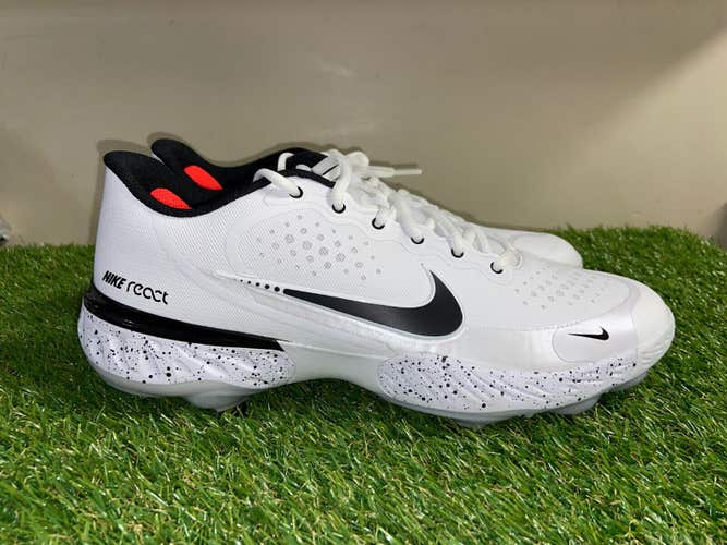 Nike Alpha Huarache Elite 3 Low Baseball Cleats Shoes CV3552-104 Mens 8 NEW