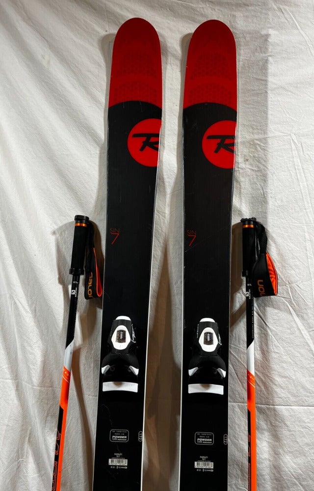 Rossignol Sin 7 172cm 128-98-118 r=16m Rocker Skis 120 Bindings