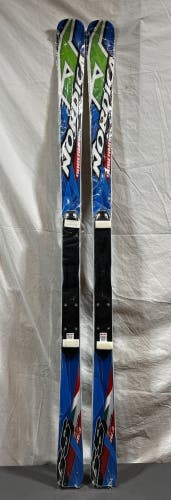 Nordica Dobermann GSJ 163cm 105-65-90 r=17m Skis w/Race Plates NEW Fast Shipping