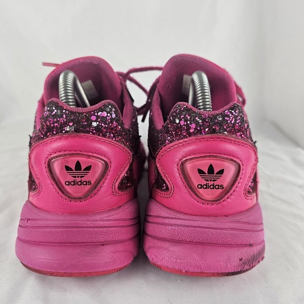 Adidas Originals Falcon Pink Glitter Rose Women's Athletic Sneakers Size 8