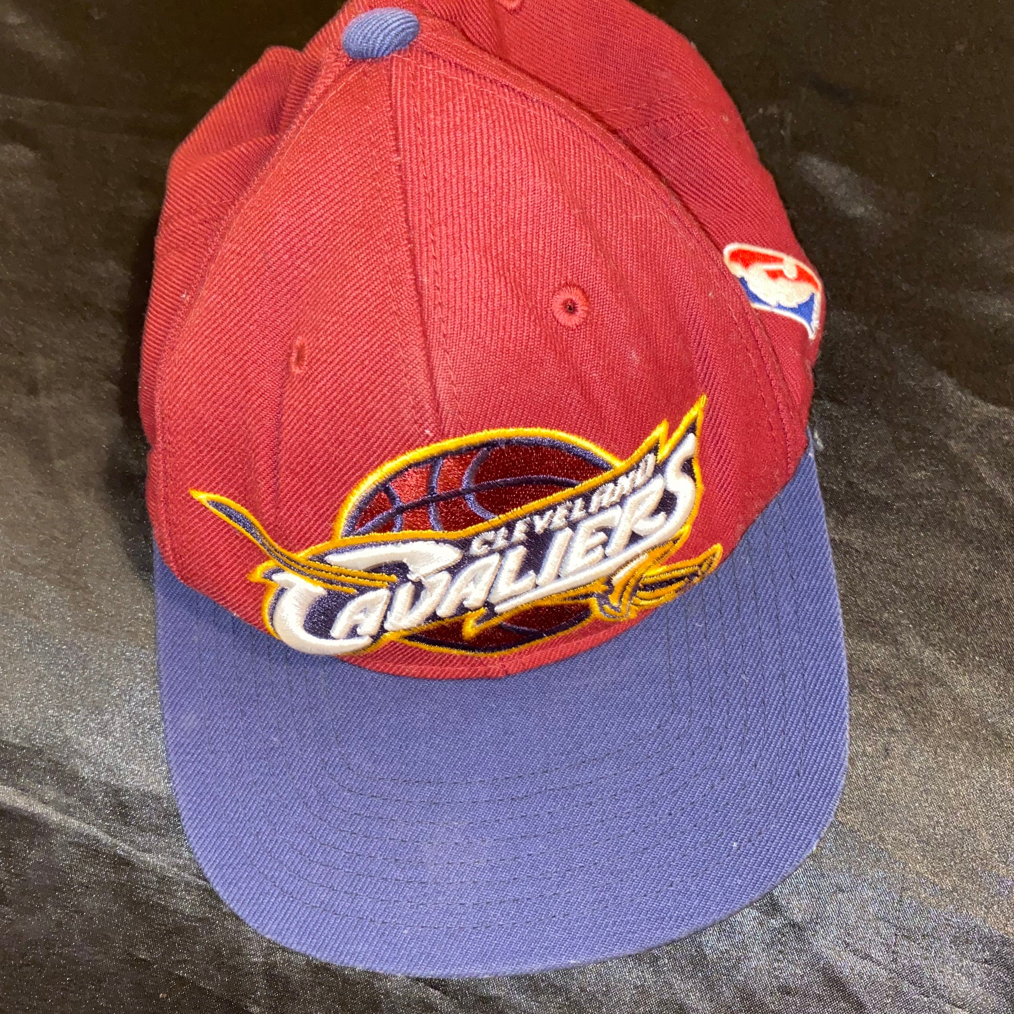 Mitchell & Ness Cleveland Cavaliers XL Logo Two Tone Snapback Hat - Royal  Blue/Orange