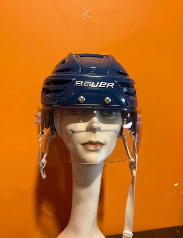 Used Small Bauer Pro Stock Re-Akt 150 Helmet