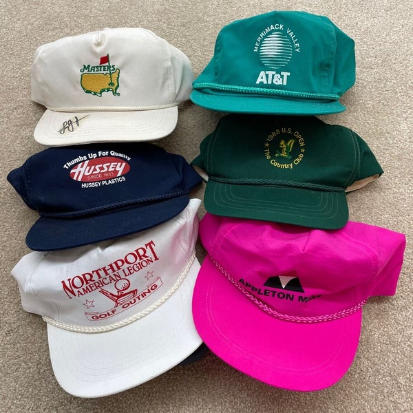 Hat Lot Group of 6 Rope Snapback Baseball Cap Vintage 90s Restore Golf  Masters