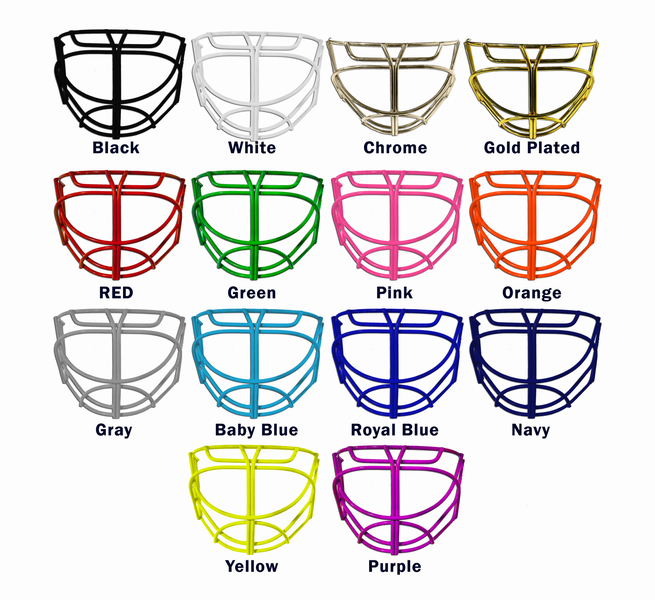 Bauer Replacement cage (Fits: 930, 940, 950, 960) Mix - MX10 Cat Eye cage - 14 Colors available.