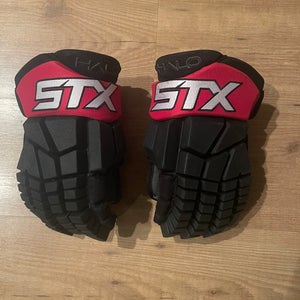 STX HALO Gloves 14” Black And Red