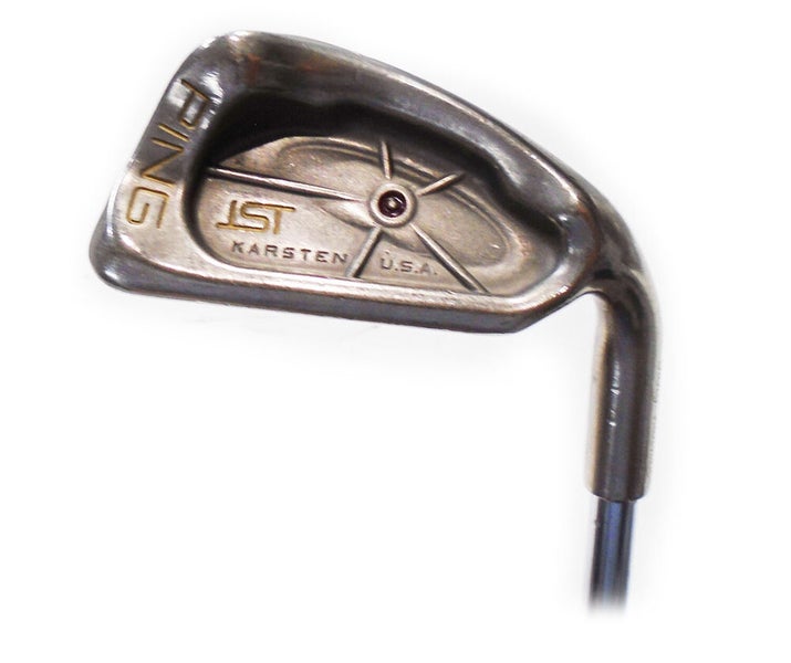 Ping ISI Nickel 3-PW +3/4" Long Iron Set Maroon Dot Steel Ping JZ Stiff Flex