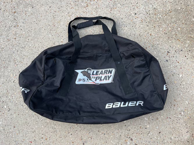 A1-2 Used Bauer Learn to Play Hockey Anaheim Ducks Duffle Bag OA3
