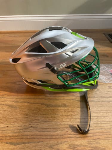 Brand New Chrome Cascade S Lacrosse Helmet