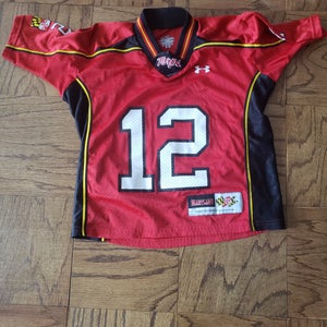 UMD Terps Red Small Kids Unisex Under Armour Shirt