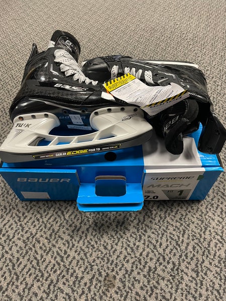 Bauer Supreme Mach size 7 Fit 1 skates