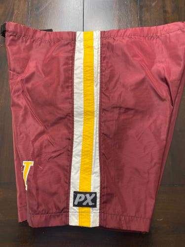 PX SR M maroon yellow/white pant shell