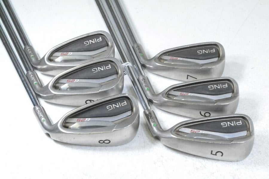 Ping G25 5-W Iron Set Right Stiff Flex CFS Green Dot Steel