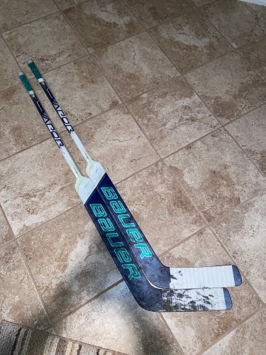 2 Used Regular 25" Paddle Hyperlite Goalie Stick