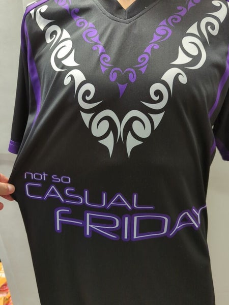 Tribal Jersey Rugby Jersey Not So Casual Friday XXL 2XL