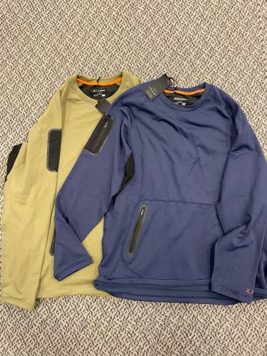 Bauer 2-Pack Senior XL Fleece Crew (1-Navy, 1 Olive)