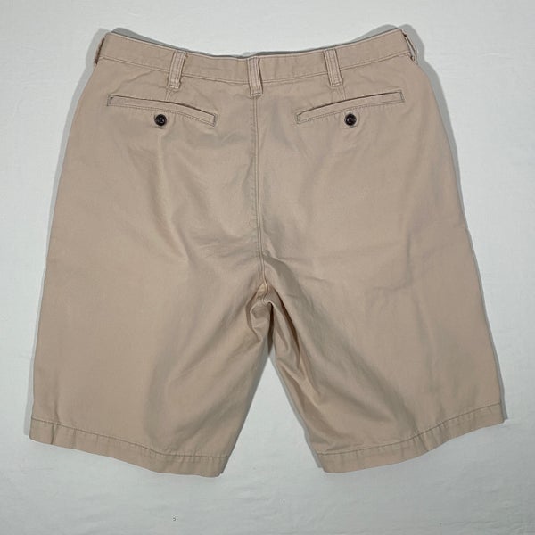 Polo Ralph Lauren Shorts Mens 36 Beige Tyler Short Pleated Casual Pockets  Chino