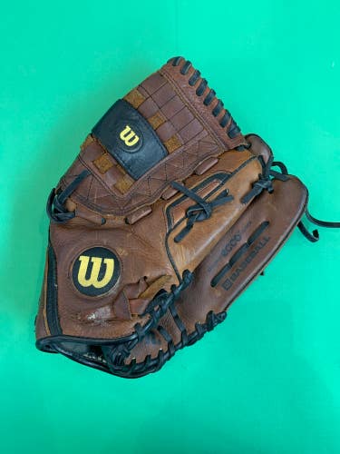 Used Wilson A700 Right Hand Throw Infield Baseball Glove 12.5"