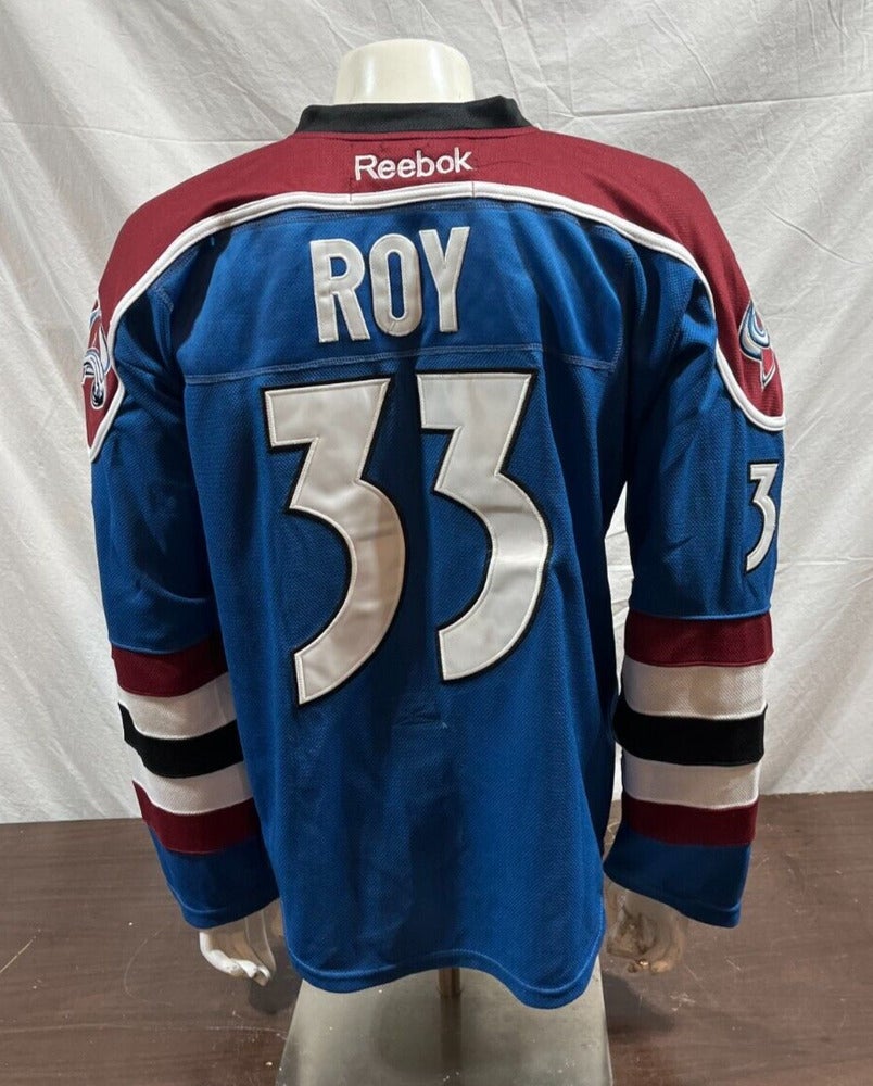 Youth Colorado Avalanche Patrick Roy #33 White Away Jersey