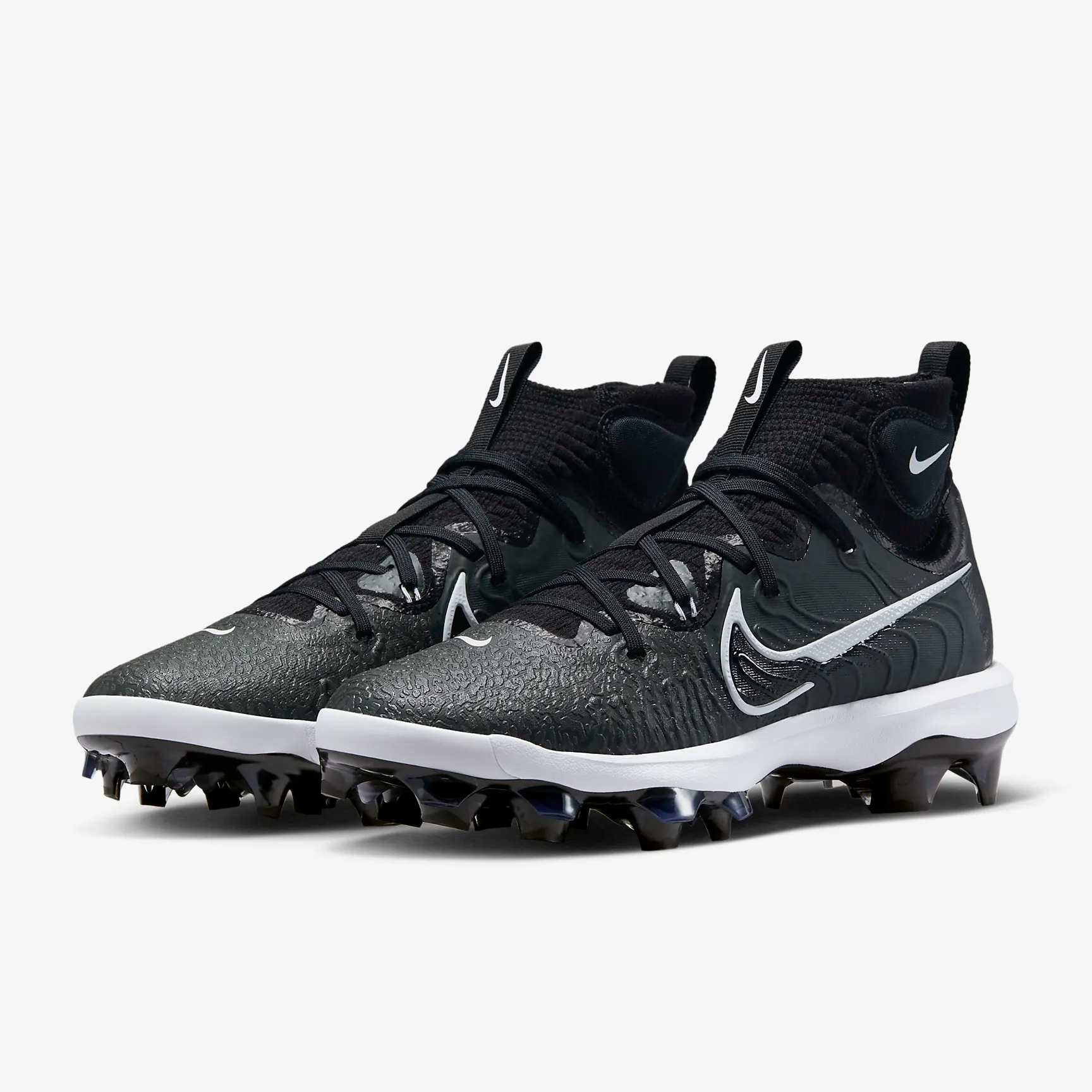 Black Cement Nike Alpha Huarache NXT Baseball Cleats TPU/Plastic / 12