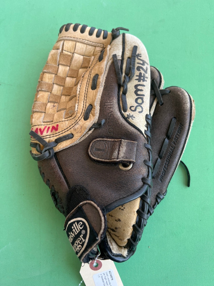 Used Louisville Slugger Right Hand Throw Baseball Glove 11.5"