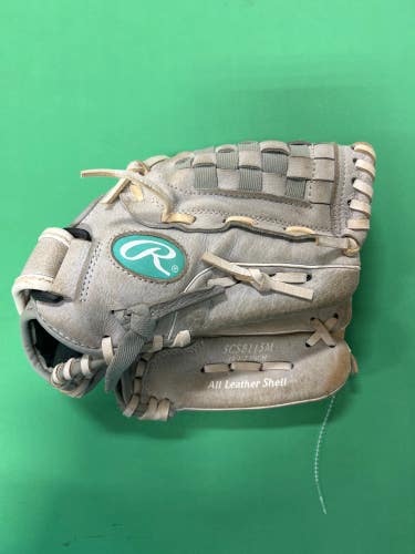 Used Rawlings Right Hand Throw Softball Glove 11.5"