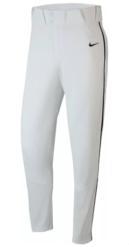 Lot of 4 pairs of White with Black Piping Men's Used Large Nike Vapor Select Baseball Pants