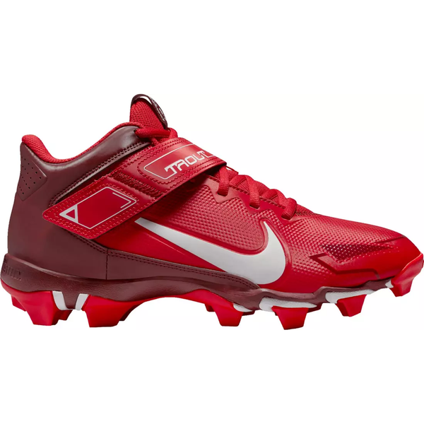 Men's Nike Force Trout 8 Keystone Molded Baseball Cleats, 12, White