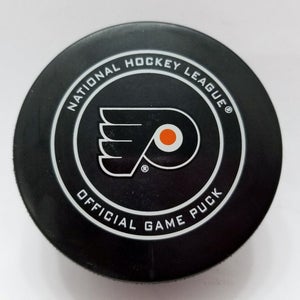 2018 Philadelphia Flyers Stanley Cup Playoffs NHL Game Used Hockey Puck