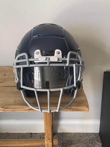 Used Extra Large Schutt F7 Helmet Cones With Visor And Chin Strap