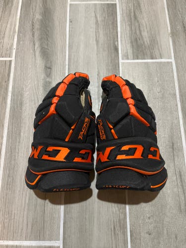 CCM 14" Tacks 9080 Gloves Black/Orange