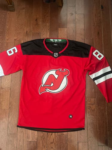 Adidas New Jersey Devils Jack Hughes Jersey