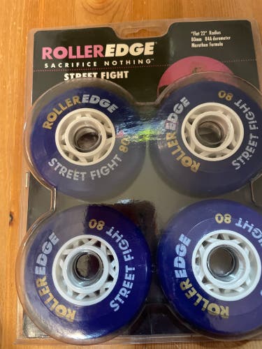 Roller Edge  street Fight Set of 2 box’s  22” 80mm  inline skate wheel