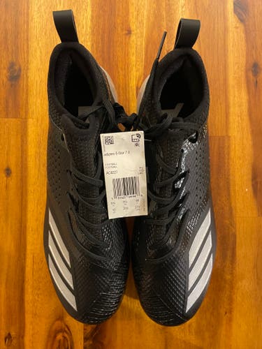 New Black Adizero 5-Star 7.0 Cleats (Low AC8227)