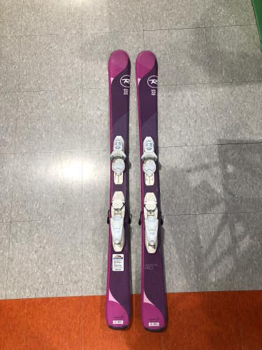 Used 122cm Rossignol Temptation Pro Skis with Bindings