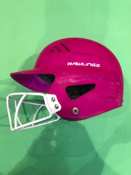 Used Rawlings Batting Helmet with Cage (6 1/2 - 7 1/2)