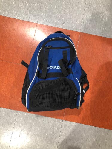 Used Blue Youth Diadora Backpack
